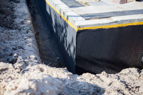 Residential Waterproofing installation at a Mansfield, OH home by SJ Waterproofing Pros
